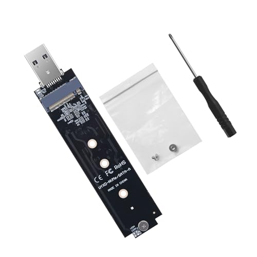 Ruarby M.2 NVME SSD Adapter Konverter B + M Schlüssel/M Schlüssel NVMe PCIe Zu USB 3 1 Typ A Adapter 10 Gbit/s USB 3 1 Gen2 Für 970 960 PCIe Zu USB 3 1 Konverter von Ruarby