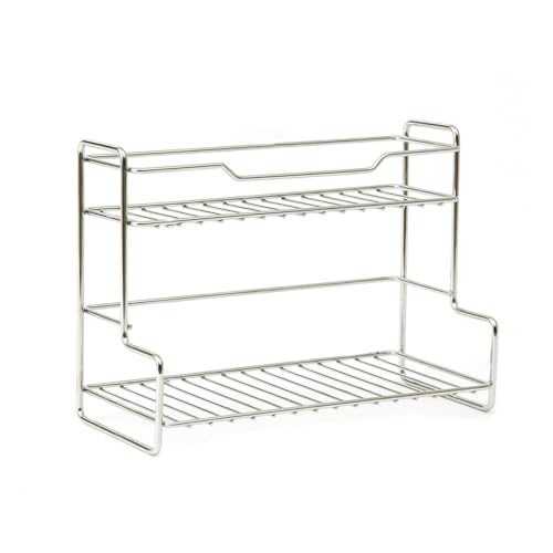 Ruarby Platzsparendes Design, effizientes Edelstahl-Aufbewahrungsregal für Schlafzimmer und Küche, modernes Design, Schlafzimmer, Küchen-Organizer Ruarby Platzsparendes Design, effizientes Edelstahl-Aufbewahrungsregal für Schlafzimmer und Küche, modernes Design, Schlafzimmer, Küchen-Organizer von Ruarby