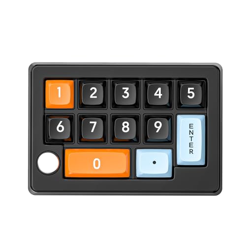 Ruarby Programmierbare Tastatur mit 12 Tasten und Beleuchtung, mechanische Tastatur, 2,4 GHz, 3 Modi für Gamer, Programmierer Ruarby Programmierbare Tastatur mit 12 Tasten und Beleuchtung, mechanische Tastatur, 2,4 GHz, 3 Modi für Gamer, Programmierer von Ruarby