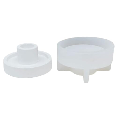 Runde Teelichthalterformen zum Basteln von Gipsdekorationen, temperaturbeständig von Ruarby