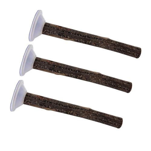 Vogelständer, Holz, robust, 3 Stück, für kleine bis mittelgroße Vögel, regulierbar Vogelständer, Holz, robust, 3 Stück, für kleine bis mittelgroße Vögel, regulierbar von Ruarby