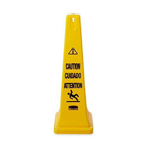 Rubbermaid Commercial Products 36-Inch Multilingual Caution/Wet Floor Safety Cone von Rubbermaid Commercial Products
