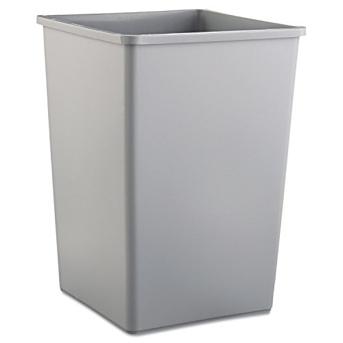 Rubbermaid Commercial Products 35 gal Square Untouchable Trash Can - Grey von Rubbermaid Commercial Products