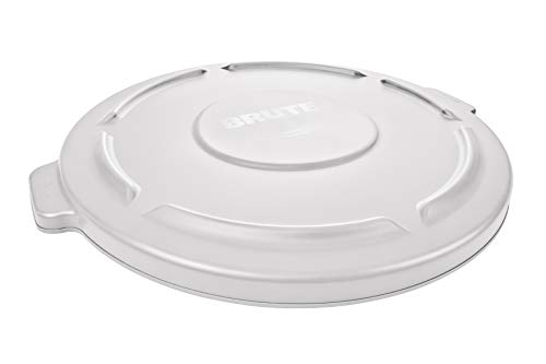 Rubbermaid Commercial Products BRUTE LLDPE Round Waste Lid - White von Rubbermaid Commercial Products