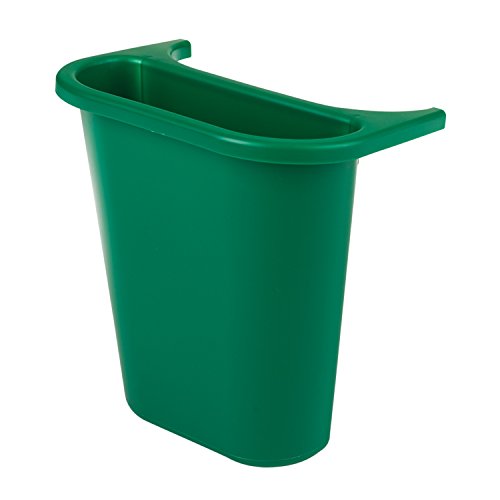 Rubbermaid Commercial Products Rectangular Recycling Side Bin Trash Can - Green von Rubbermaid Commercial Products