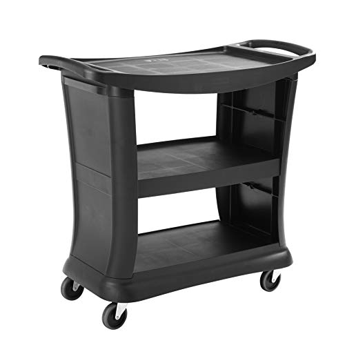 Rubbermaid Commercial Products Executive Service Cart - Black von Rubbermaid Commercial Products