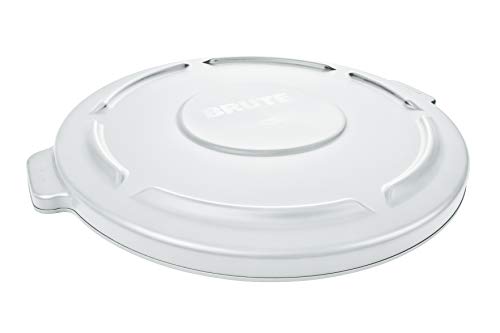 Rubbermaid Commercial Products FG263100WHT BRUTE Snap-On Lid, 32 L, White von Rubbermaid Commercial Products