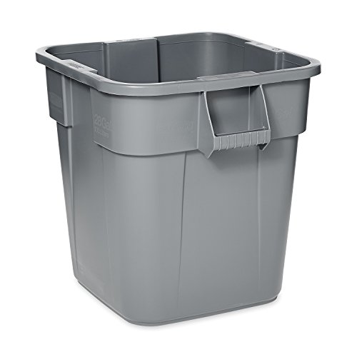 Rubbermaid Commercial Products FG352600GRAY BRUTE Behälter, quadratisch, 106 L, Grau, 58 x 40 x 40 cm von Rubbermaid Commercial Products
