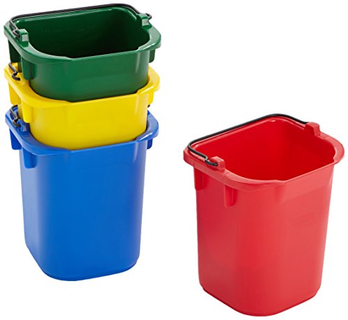 Rubbermaid Commercial Products 5qt Disinfectant Pail - Red/Yellow/Blue/Green von Rubbermaid Commercial Products