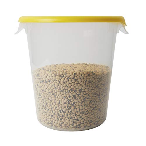 Rubbermaid Commercial Products Plastic Food Storage Container Lid, Round, Yellow, 7.6 L von Rubbermaid Commercial Products