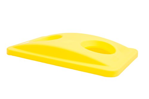 Rubbermaid Commercial Products Slim Jim Bottle and Can Recycling Lid - Yellow von Rubbermaid Commercial Products