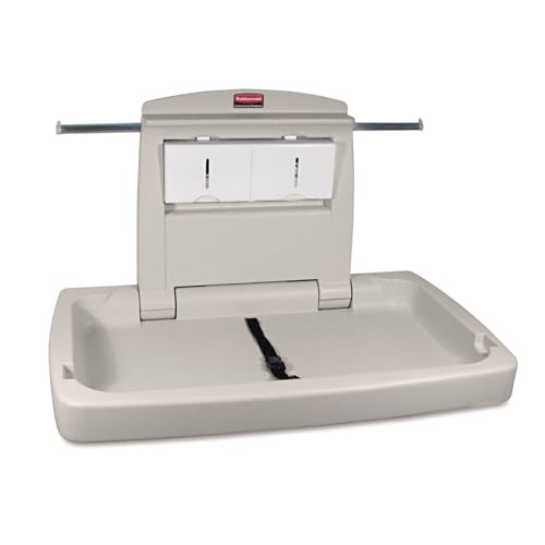 Rubbermaid Commercial Products FG781888LPLAT Horizontale Baby-Wickelstation, Platin von Rubbermaid Commercial