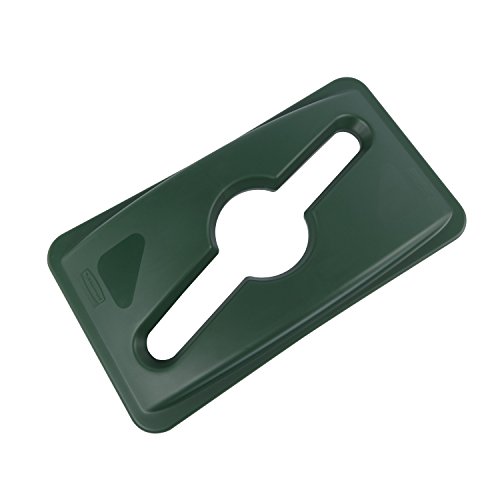 Rubbermaid Commercial Products Slim Jim Commingle Lid for Paper/Bottles/Cans - Green von Rubbermaid Commercial Products
