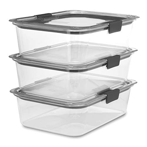 Rubbermaid 2108398 Auslaufsicheres Frischhaltedosen-Set | Kunststoffbehälter mit Deckel, 300 ml | mikrowellen- und spülmaschinenfest von Rubbermaid