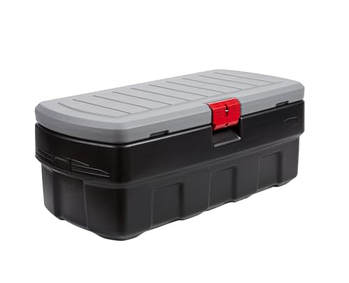 Rubbermaid ActionPacker 48 Liter abschließbarer Aufbewahrungsbehälter, industrieller, robuster großer Aufbewahrungsbehälter mit Deckel von Rubbermaid