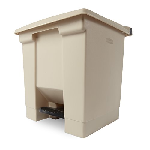 Rubbermaid Commercial Products Legacy® Tretmülleimer aus Kunststoff | Treteimer/Tretabfallbehälter | 30 l | für Arztpraxen/Krankenhäuser/Gesundheitseinrichtungen | Beige | FG614300BEIG von Rubbermaid Commercial