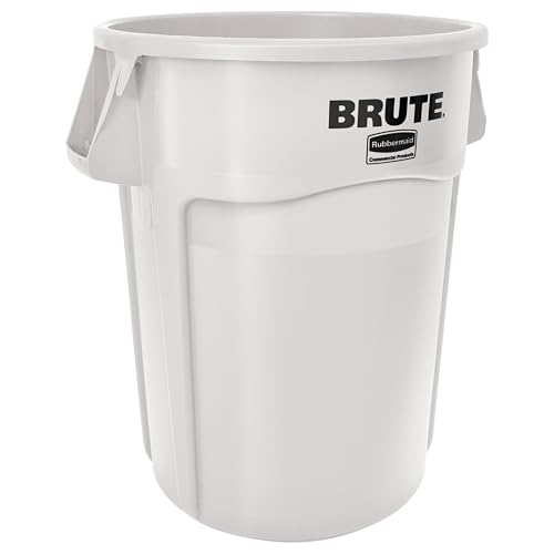 Rubbermaid Commercial Products 1779740 BRUTE Heavy-Duty Waste/Utility Container, Round, 166.5 L, White Rubbermaid Commercial Products 1779740 BRUTE Heavy-Duty Waste/Utility Container, Round, 166.5 L, White von Rubbermaid Commercial Products