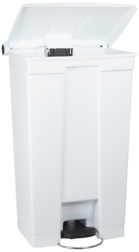 Rubbermaid Commercial Products Legacy® Tretmülleimer aus Kunststoff | Treteimer/Tretabfallbehälter | 30 l | für Arztpraxen/Krankenhäuser/Gesundheitseinrichtungen | Weiß | FG614300WHT von Rubbermaid Commercial