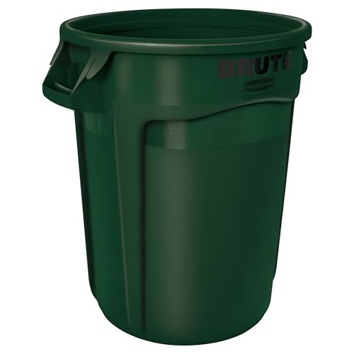 Rubbermaid Commercial Products Brute Round Container 121L - Dark Green von Rubbermaid