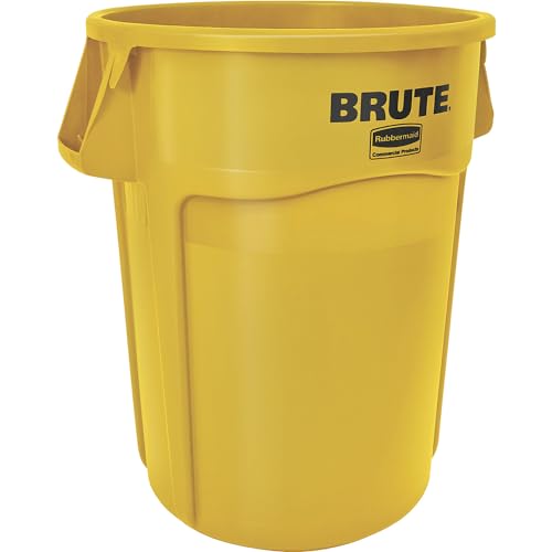 Rubbermaid Commercial Products Brute Round Container 166.5L - Yellow von Rubbermaid