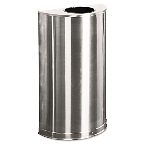 Rubbermaid Commercial Products Half Round Bin Fire-safe Self-closing 34 Litres W458xD229xH813mm Stainless Steel Ref S012SSSPL Rubbermaid Commercial Products Half Round Bin Fire-safe Self-closing 34 Litres W458xD229xH813mm Stainless Steel Ref S012SSSPL von Rubbermaid Commercial Products