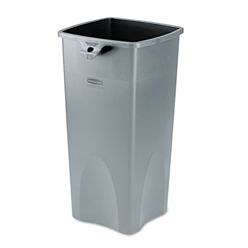 Rubbermaid Commercial Products Untouchable Plastic Waste Bin Polyethylene 87 Litres - Grey von Rubbermaid Commercial Products