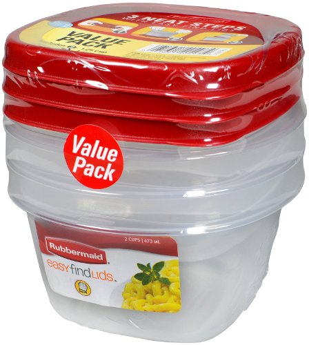 Rubbermaid Easy Find Lids Frischhaltedosen, Racer Red, 6-teiliges Set Rubbermaid Easy Find Lids Frischhaltedosen, Racer Red, 6-teiliges Set von Rubbermaid