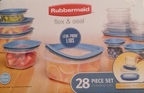 Rubbermaid Flex and Seal 28 Pieces with Leak Proof Lids Food Storage Containers by Rubbermaid Rubbermaid Flex and Seal 28 Pieces with Leak Proof Lids Food Storage Containers by Rubbermaid von Rubbermaid