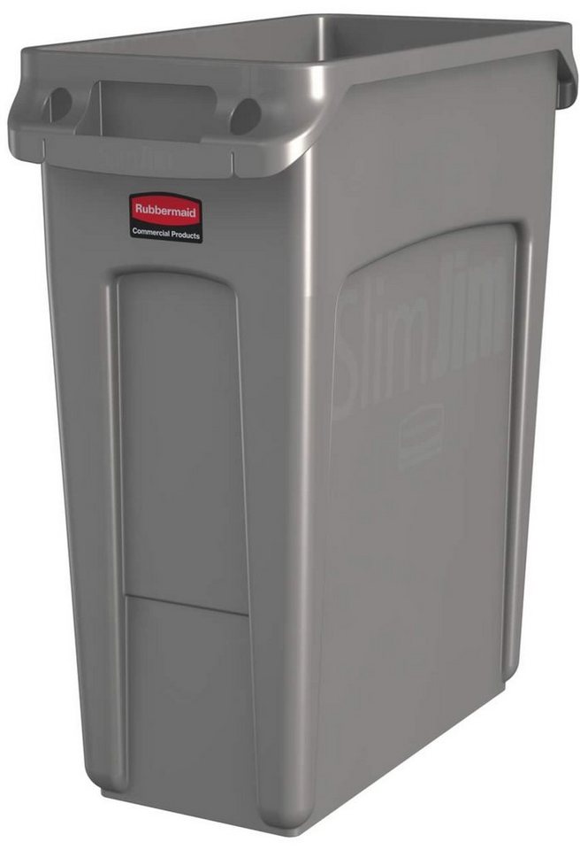 Rubbermaid Mülltrennsystem Rubbermaid Slim Jim® mit Belüftungskanälen, 61 l, beige von Rubbermaid