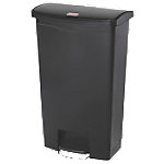 Rubbermaid PE (Polyethylen) Treteimer 31,1 x 50 x 80,3 cm Schwarz von Rubbermaid