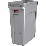 Rubbermaid Papierkorb Polyethylen 60 L 27,9 (B) x 55,8 (T) x 63,5 (H) cm Grau von Rubbermaid