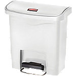 Rubbermaid Treteimer Polyethylen 15 L 23 (B) x 37,7 (T) x 39,9 (H) cm Weiß von Rubbermaid