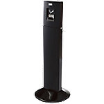 Rubbermaid Zigarettensäule 108,7 cm (H) Schwarz von Rubbermaid