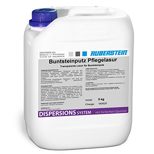 Ruberstein® Buntsteinputzpflegelasur 5 kg von Ruberstein