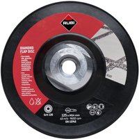 Diamant-Lamellenschleifscheibe 100/120 Ø125MM RUBI - 32938 Diamant-Lamellenschleifscheibe 100/120 Ø125MM RUBI - 32938 von Rubi