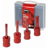 Rubi - Set von 4 Mini-Bohrkronen Drygres Premium 6/8/10/12 mm M14 51939 von Rubi