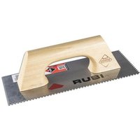 Zahnspachtelkamm stahl holzgriff 3 x 3 mm 28 cm - 65989 von Rubi