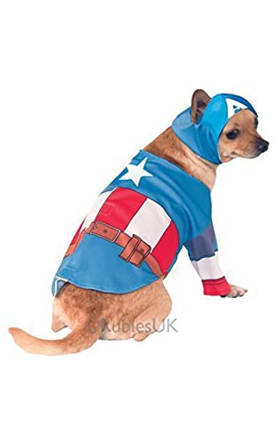 Rubie's 3580070 - Captain America Hundekostüm, S von Rubie's
