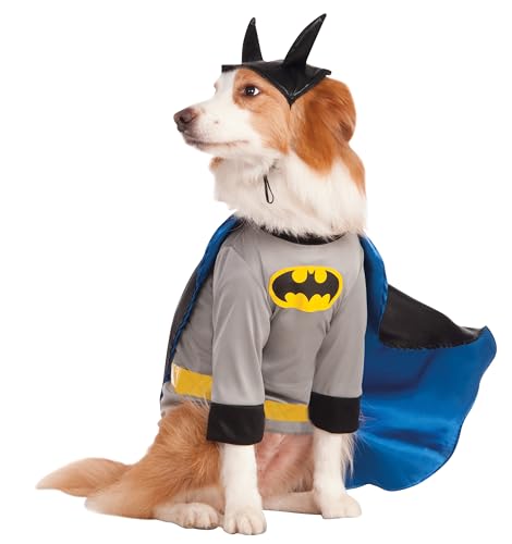 Rubie‘s Official DC Batman-Kostüm für große Hunde, Größe XXL, Hals bis Schwanz 91,5 cm, Brust 81 cm von Rubie's