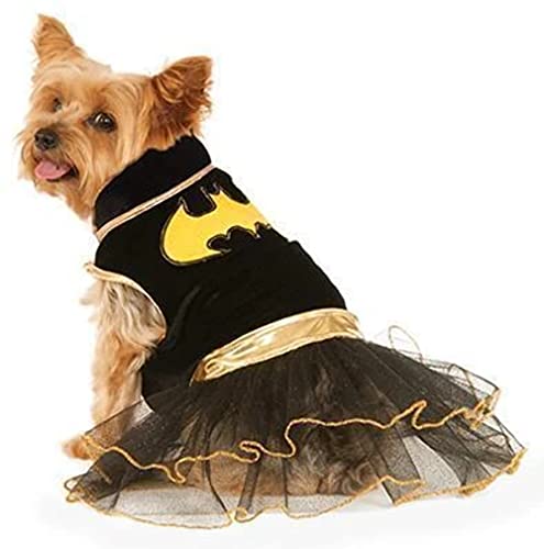 Rubie's Official 580323L DC Comics Batgirl-Kostüm für Hunde mit Tutu, Größe L (Hals bis Schwanz 56 cm, Brust 50,5 cm) von Rubie's