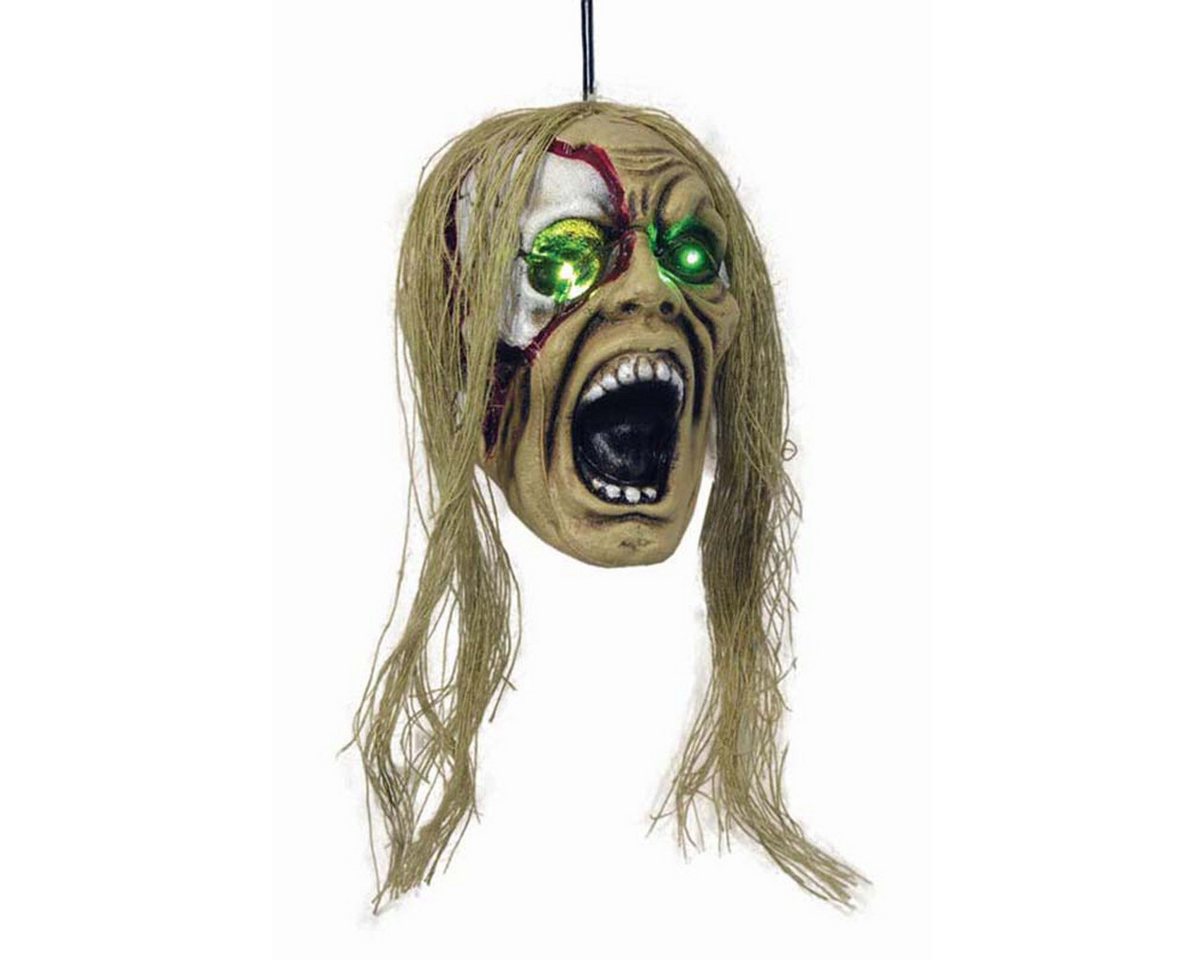 Rubies Niederlande b.v. Dekoobjekt Hängefigur Zombie Kopf mit Licht von Rubies Niederlande b.v.