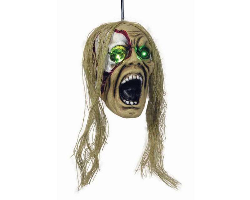 Rubies Niederlande b.v. Dekoobjekt Hängefigur Zombie Kopf mit Licht von Rubies Niederlande b.v.