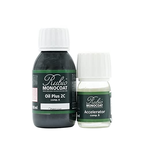 Amazon Set -Oil Plus 2C - Charcoal von Rubio Monocoat