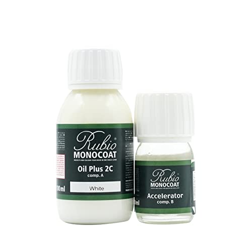Amazon Set -Oil Plus 2C - White von Rubio Monocoat