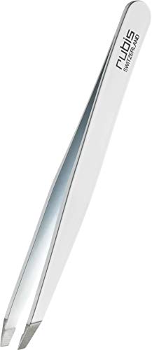 Rubis Switzerland Stainless Steel Slanted Tweezer Swiss Made White by Rubis Switzerland von Rubis