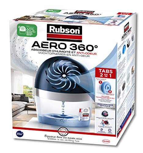 Rubson Aero 360 Luftentfeuchter für Feuchtigkeit, 20 m² von Rubson
