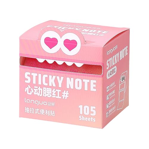 105 Stück Haftstreifen, kleine Seitenmarker Selbstklebend,Transparent Sticky Notes, Klebezettel die als Tabs for Books und Index Annotating Tabs, Repositionierbar (Bunt) von Rubu22a