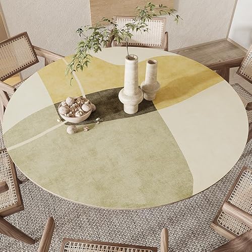 Ruby Lil Dicke Doppelseitige Tischunterlage PU-Leder-Couchtischdecke Für Esstisch Couchtisch,A,70cm(28in) von Ruby Lil