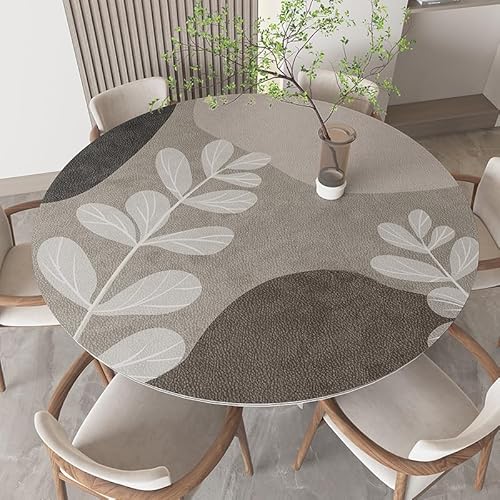 Ruby Lil PU-Leder Große Runde Tischunterlage, wasserdichte Tischschutzmatte Leicht Zu Reinigen Für Zu Hause Esszimmer Couchtisch Dekor,B,50cm(20in) von Ruby Lil