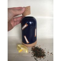 Kobalt Blauer Schärpe Kork Kobalt Blauer Schärpe Kork von RubyFarmsPottery